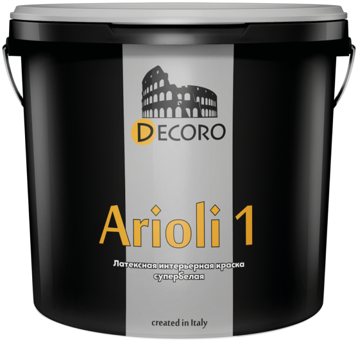 Arioli 1 (Ариоли) краска интерьерная, моющаяся, матовая. База А